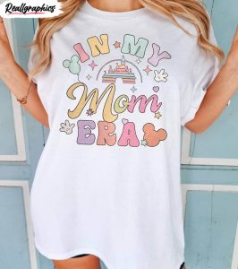 in-my-disney-mama-era-shirt-funny-pregnancy-short-sleeve-tee-tops
