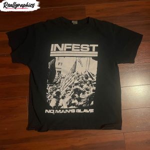 infest-no-mans-slave-unisex-t-shirt-trendy-long-sleeve-hoodie-for-men-women