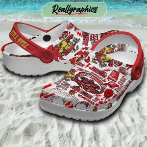 jacksonville state gamecocks fear the beak 3d printed classic crocs