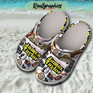 james taylor on stage funny 3d printed classic crocs