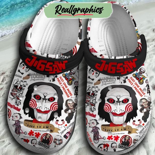 jigsaw just one more piece i promies live or die 3d printed classic crocs