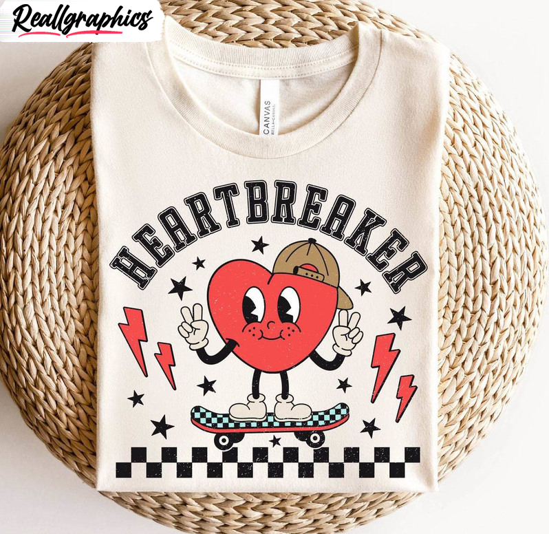 limited-heartbreaker-skateboard-shirt-retro-valentine-crewneck-unisex-t-shirt