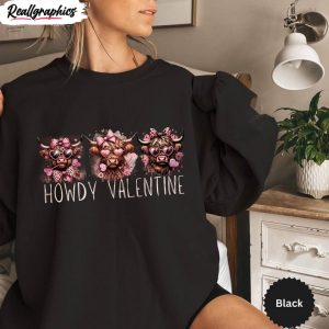 limited-howdy-valentine-shirt-cool-design-highland-cow-sweatunisex-shirt-2