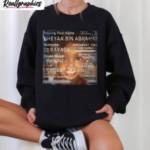 limited-it-s-all-a-blur-tour-shirt-the-21-savage-story-short-sleeve-unisex-hoodie