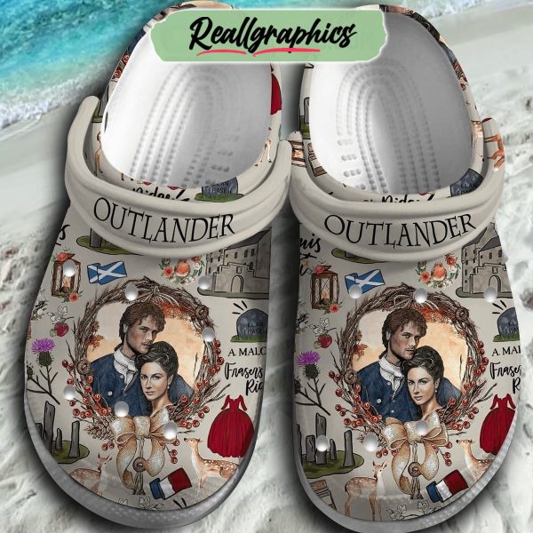 outlander fraser's ridge 3d printed classic crocs