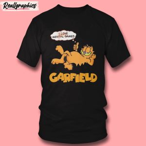 I Love Mental Games Garfield Unisex Shirt