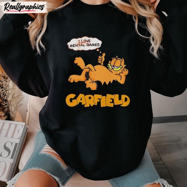 I Love Mental Games Garfield Unisex Shirt