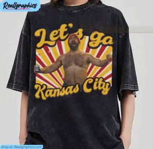 jason kelce shirt, let's go chiefs crewneck unisex hoodie