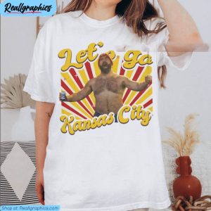 jason kelce shirt, let's go chiefs crewneck unisex hoodie