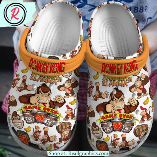 donkey kong game over banana slamma classic crocs