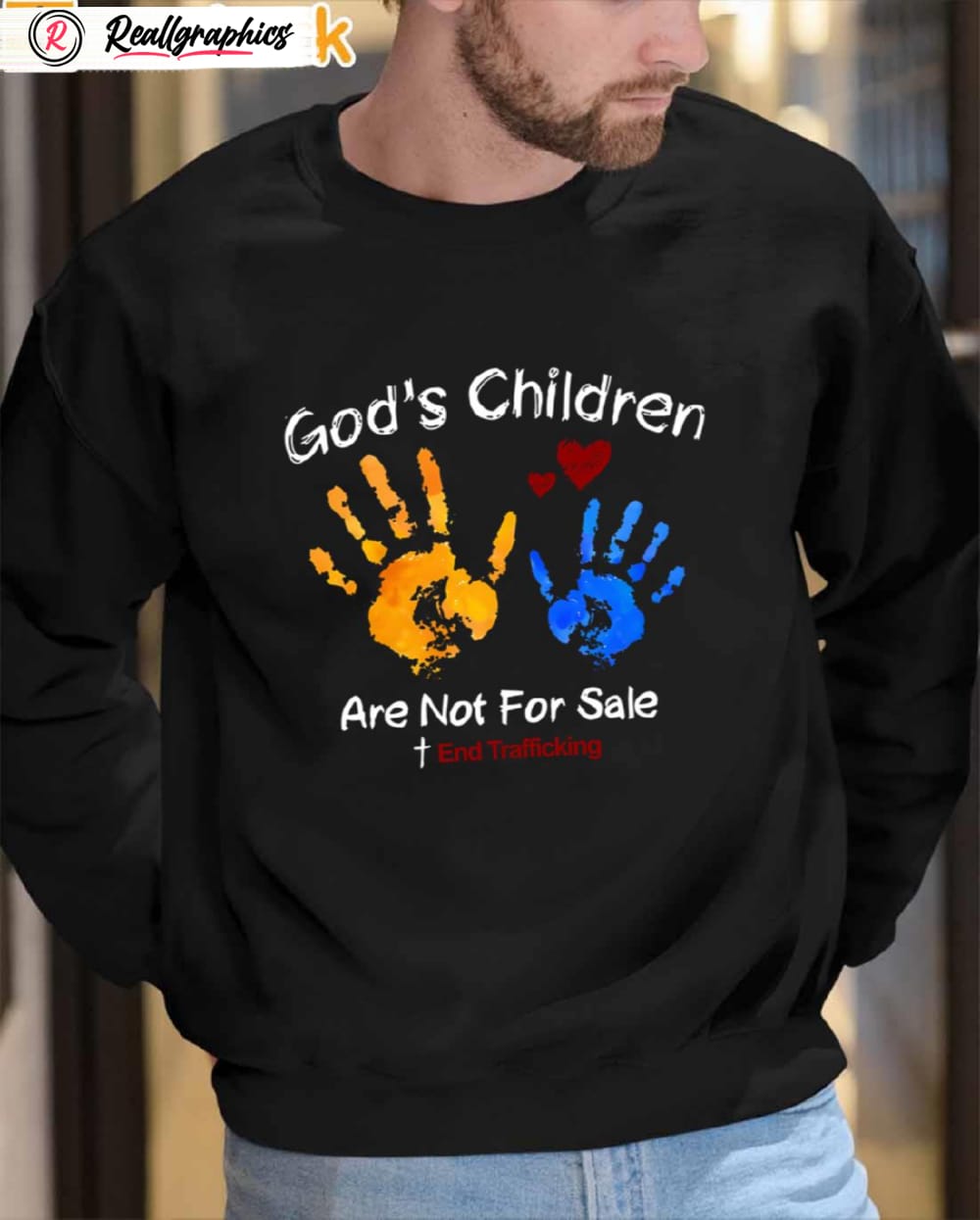 God's Children Are Not For Sale Print Shirt God's Children Are Not For Sale Print Shirt