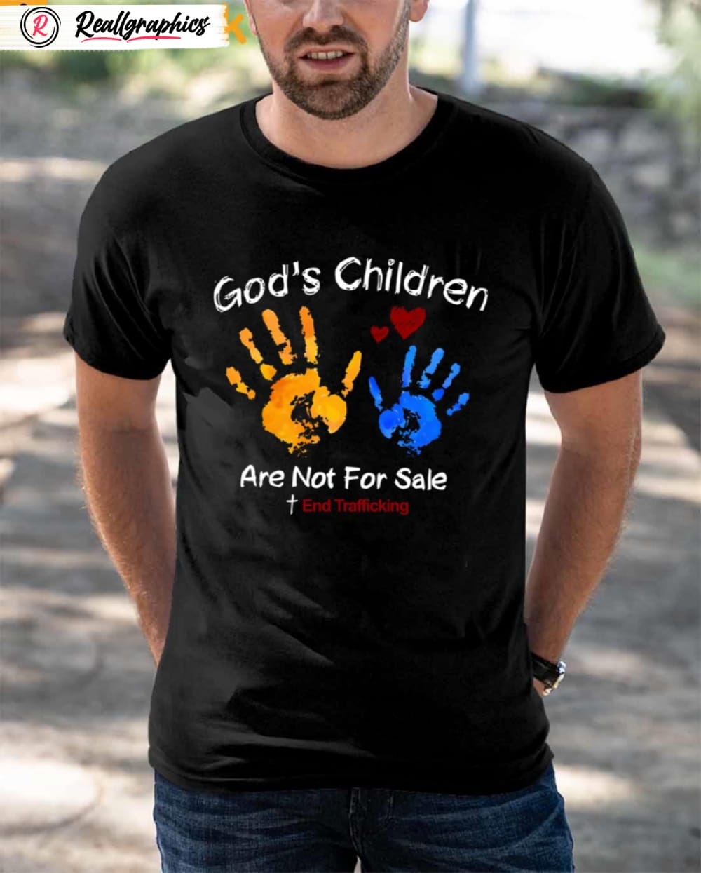 God's Children Are Not For Sale Print Shirt God's Children Are Not For Sale Print Shirt