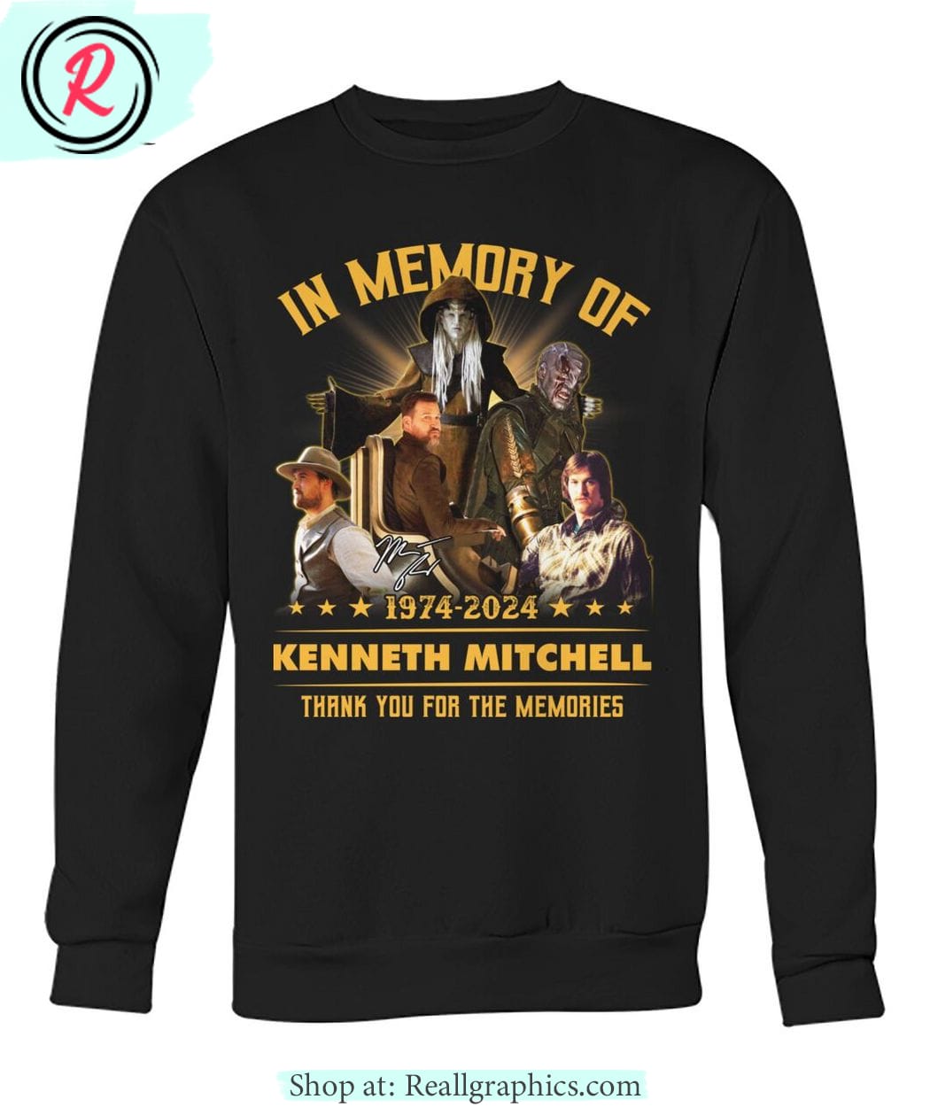 In Memory Of 1974-2024 Kenneth Mitchell Thank You For The Memories Unisex Shirt In Memory Of 1974-2024 Kenneth Mitchell Thank You For The Memories Unisex Shirt