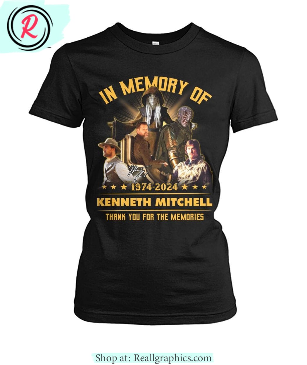 In Memory Of 1974-2024 Kenneth Mitchell Thank You For The Memories Unisex Shirt In Memory Of 1974-2024 Kenneth Mitchell Thank You For The Memories Unisex Shirt