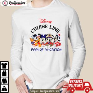 mickey friends disney cruise line family vacation shirt
