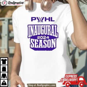 new pwhl inaugural season 2024 shirt