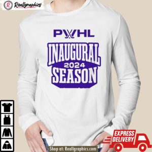 new pwhl inaugural season 2024 shirt