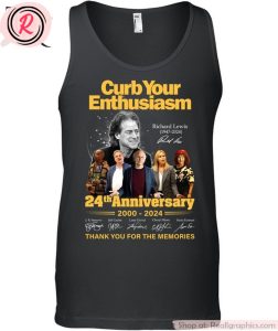 curb your enthusiasm 24th anniversary 2000-2024 thank you for the memories unisex shirt