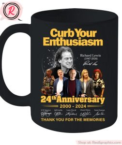curb your enthusiasm 24th anniversary 2000-2024 thank you for the memories unisex shirt