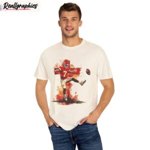 comfort harrison butter shirt, modern kc chiefs butker crewneck long sleeve