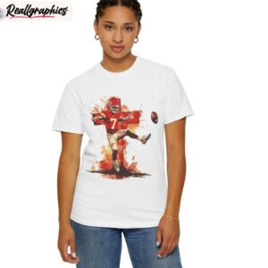comfort harrison butter shirt, modern kc chiefs butker crewneck long sleeve