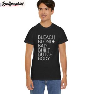 crockett clapback unisex hoodie, bleach blonde bad built butch body unisex hoodie, sweatshirt
