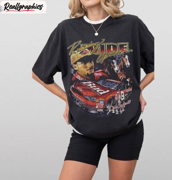 cute dale earnhardt nascar racing shirt, nascar dale earnhardt crewneck long sleeve