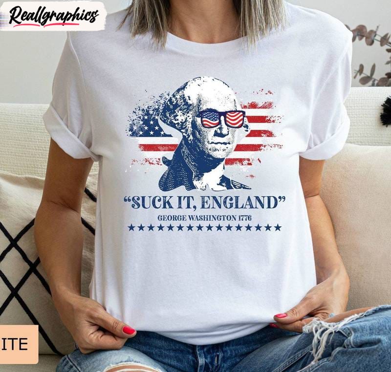 Funny 4th Of July Unisex T Shirt , Groovy Suck It England Shirt Tank Top Funny 4th Of July Unisex T Shirt , Groovy Suck It England Shirt Tank Top