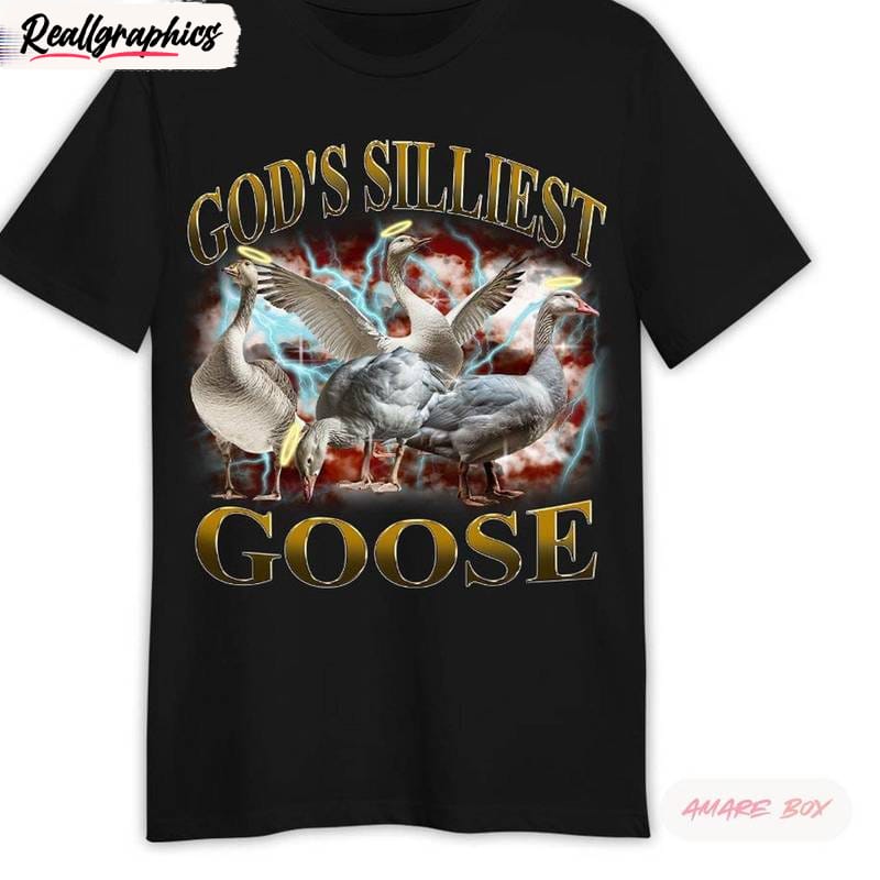 Funny Goose Meme Unisex Hoodie, Comfort God's Silliest Goose T-Shirt Crewneck Funny Goose Meme Unisex Hoodie, Comfort God's Silliest Goose T-Shirt Crewneck