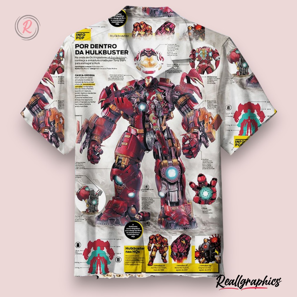 iron-man-bold-floral-hawaiian-shirt-1_zet5qn Iron Man Bold Floral Hawaiian Shirt