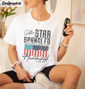 memorial day unisex hoodie, comfort getting star spangled hammered shirt crewneck