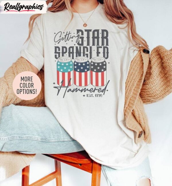 memorial day unisex hoodie, comfort getting star spangled hammered shirt crewneck