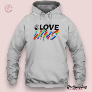 minnesota timberwolves love wins rainbow pride shirt