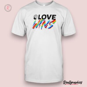 minnesota timberwolves love wins rainbow pride shirt