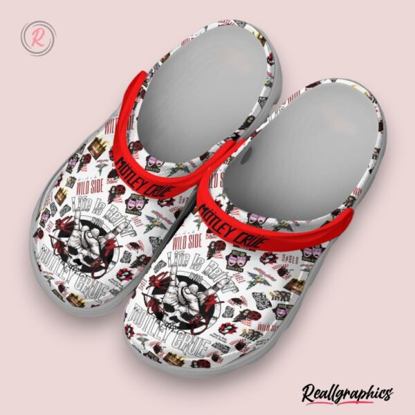 motley crue life is better 3d printed classic crocs