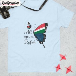 new rare all eyes on rafah shirt, colors butterflies t unisex shirt, hoodie, sweatshirt