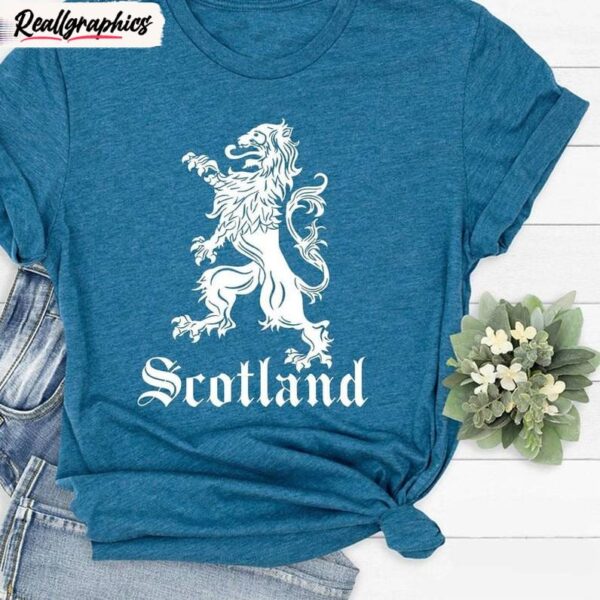 no scotland no party comfort shirt, cool design proud scotsman crewneck tee tops
