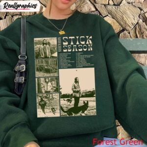 noah kahan stick season cool design shirt, stick season album crewneck long sleeve