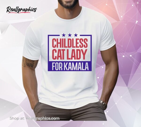 meowmala childfree cat ladies for harris unisex shirt