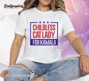 meowmala childfree cat ladies for harris unisex shirt