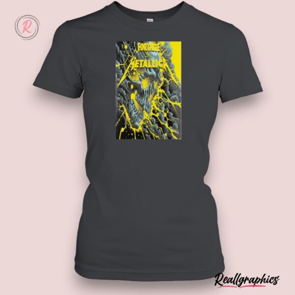 metallica x fortnite xbox series x console shirt