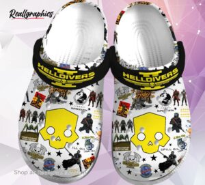 helldivers game classic crocs shoes