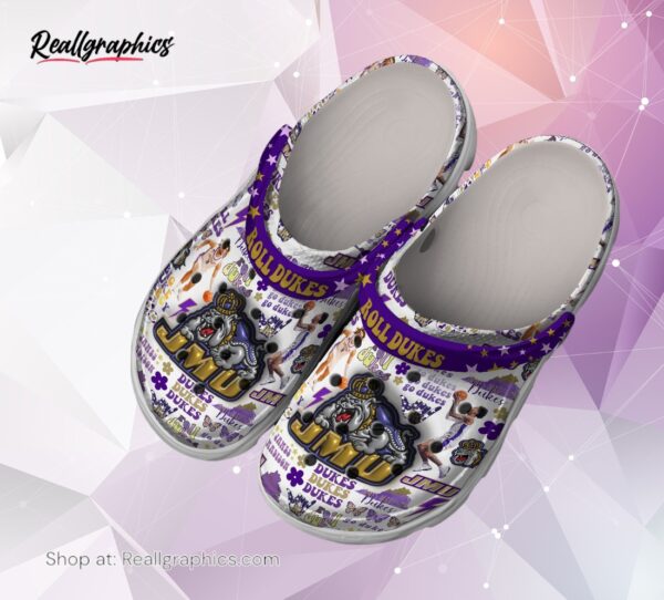james madison dukes ncaa sport classic crocs shoes, james madison dukes merchandise