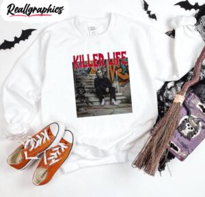 neutral thug life horror movie shirt, horror gift unisex hoodie crewneck