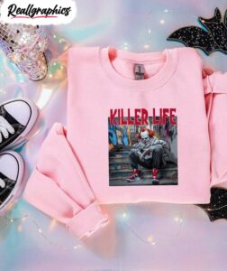 neutral thug life horror movie shirt, horror gift unisex hoodie crewneck
