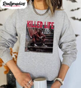 neutral thug life horror movie shirt, horror gift unisex hoodie crewneck