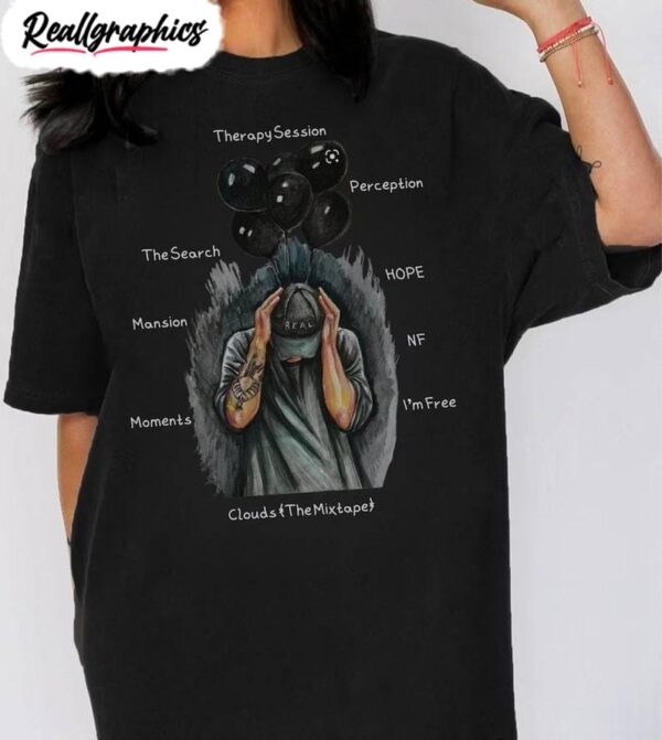 nf hope tour shirt, trendy hope album long sleeve tee tops
