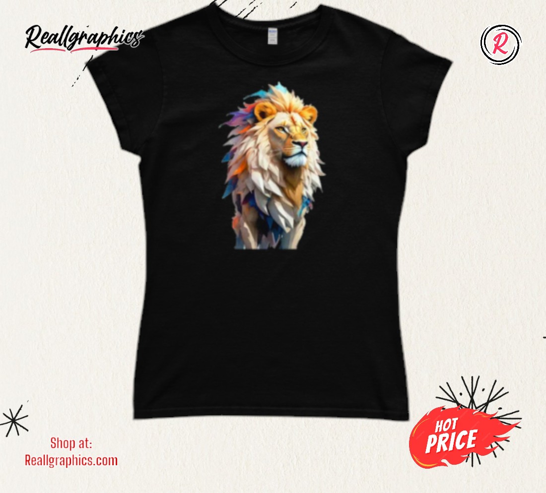 Lion Panthera Leo Geometric Shirt Lion Panthera Leo Geometric Shirt
