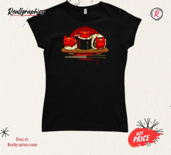 meowshis cute sushi cats shirt