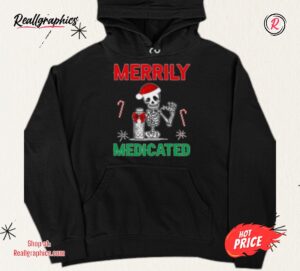 merrily medicated retro sarcasm chronic pain shirt